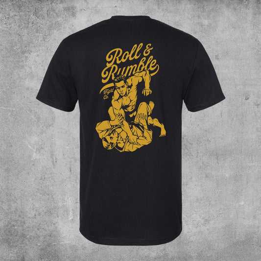 Jiu-Jitsu T-Shirt | ROLL & RUMBLE Combat Crew | Submission Fighter Vale Tudo by ROLL & RUMBLE Fight Co.
