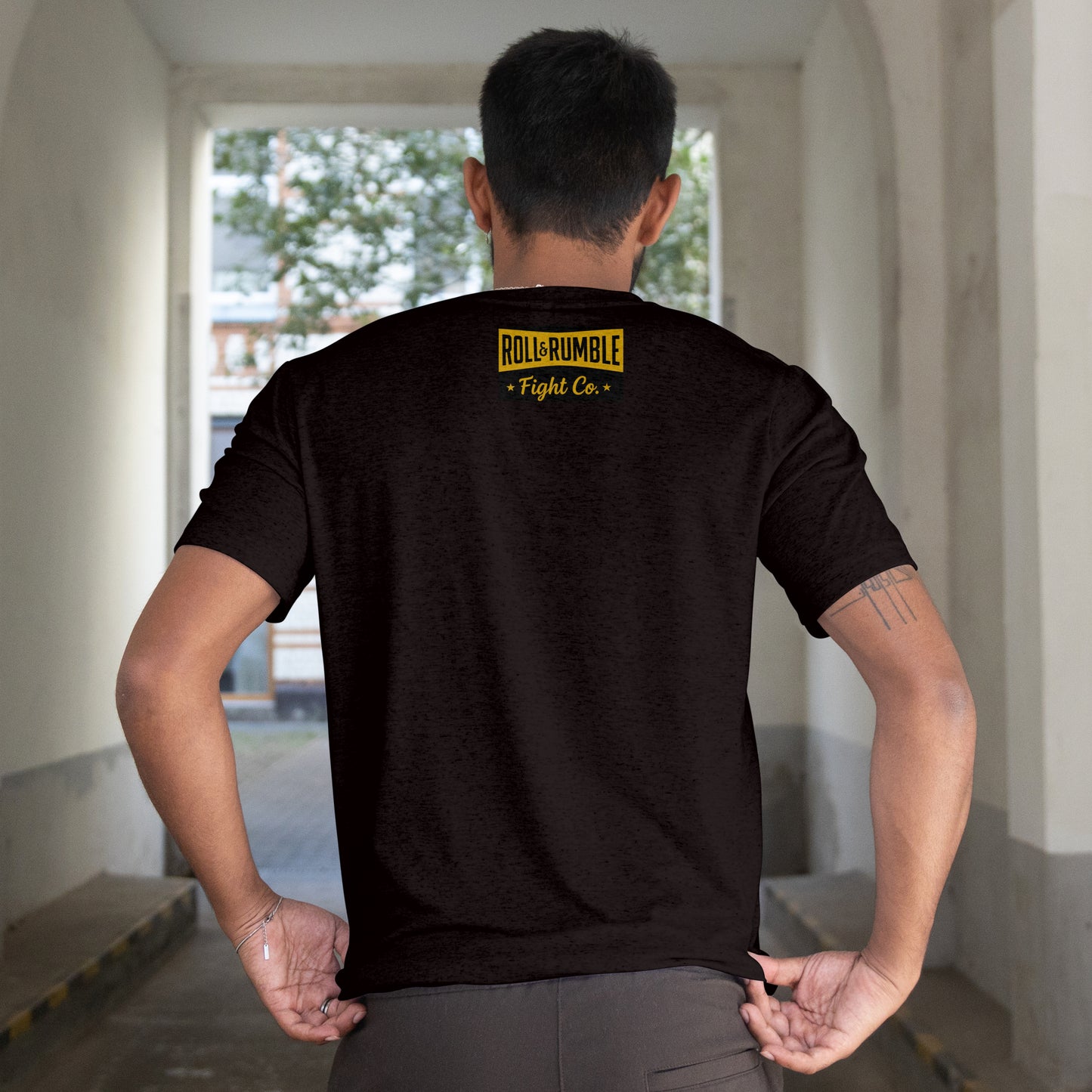 "I STAND WITH CAIN - Protect the Innocent" Premium T-Shirt by ROLL & RUMBLE Fight Co.