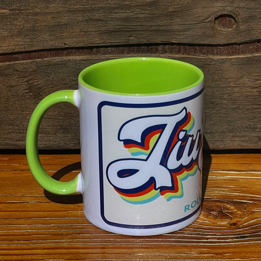 Indulge in nostalgia and style with our Retro Jiu-Jitsu Coffee Cup! Featuring the word "Jiu-Jitsu" written in bright, vivid colors, this cup exudes a fun and unique charm that sets it apart from the rest. With its eye-catching design and playful retro style, this cup is a one-of-a-kind addition to your collection, perfect for adding a touch of personality to your coffee or tea moments.