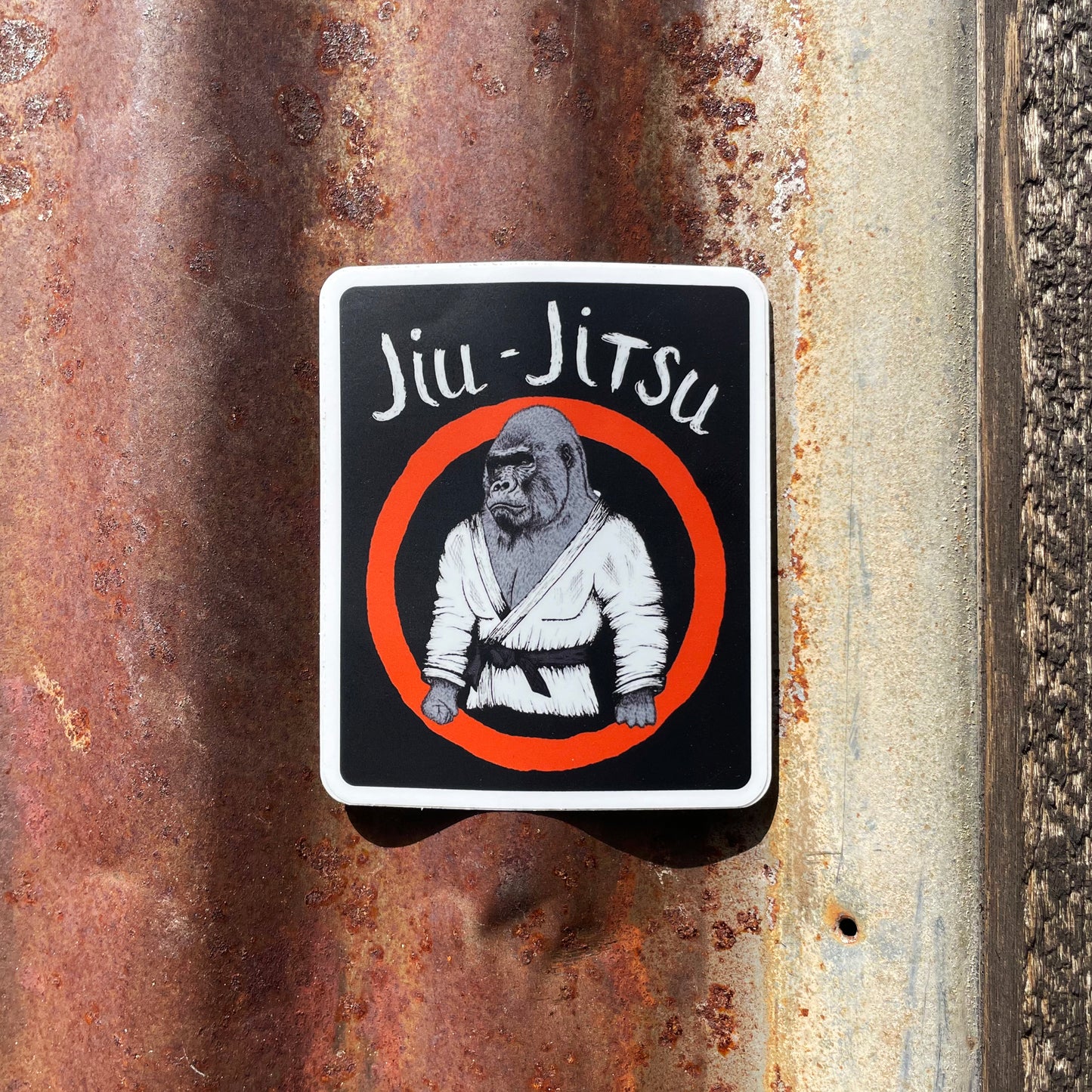 Jiu-Jitsu Sticker | Jiu-Jitsu Gorilla by ROLL & RUMBLE Fight Co.