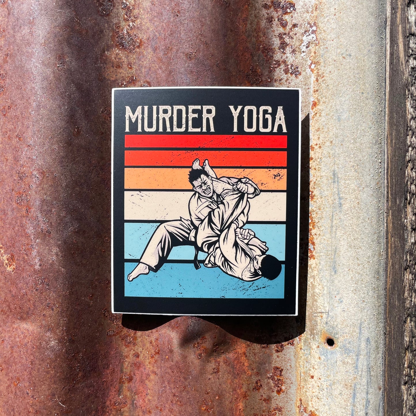 Jiu-Jitsu Sticker | Murder Yoga by ROLL & RUMBLE Fight Co.