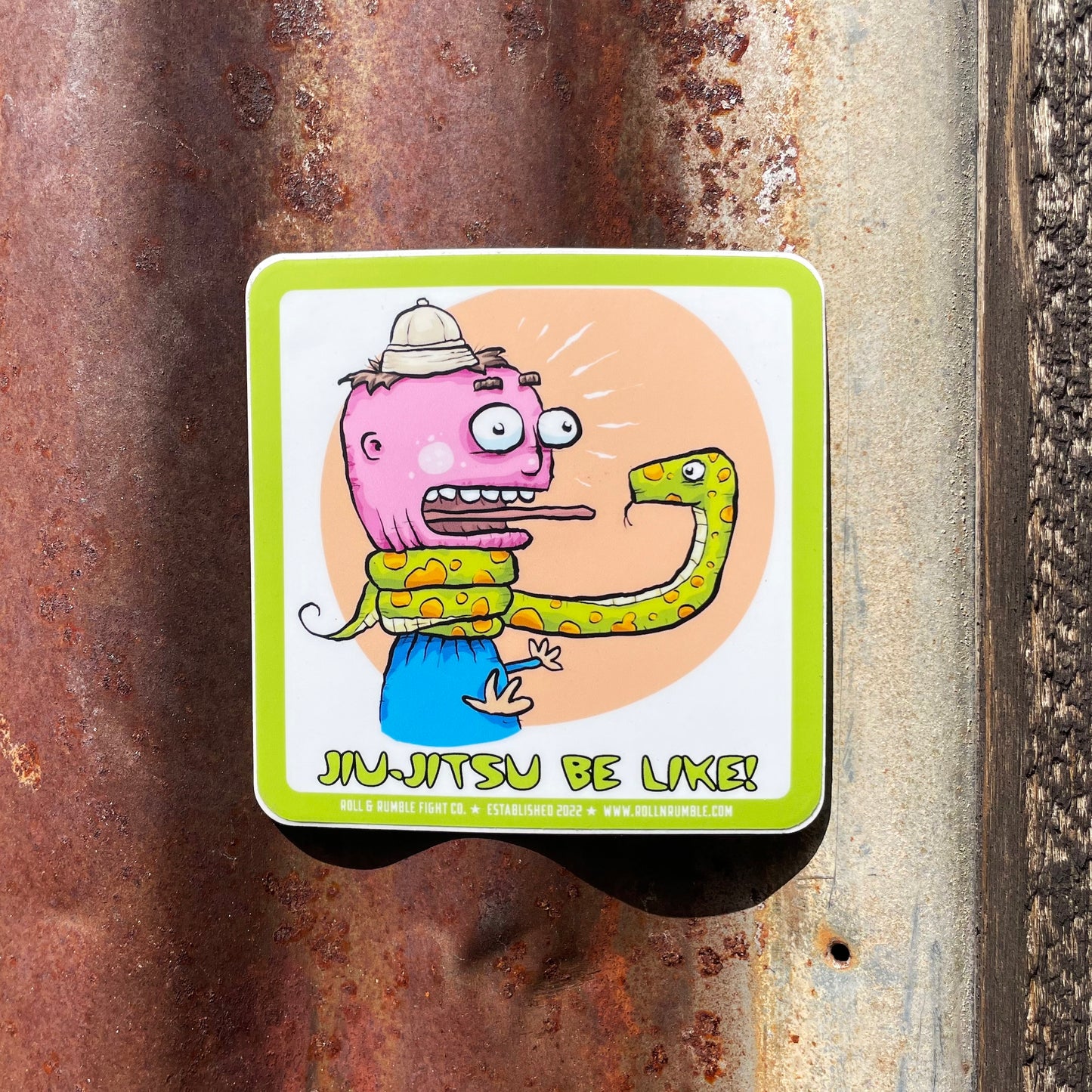 Jiu-Jitsu Sticker | Jiu-Jitsu Be Like by ROLL & RUMBLE Fight Co.