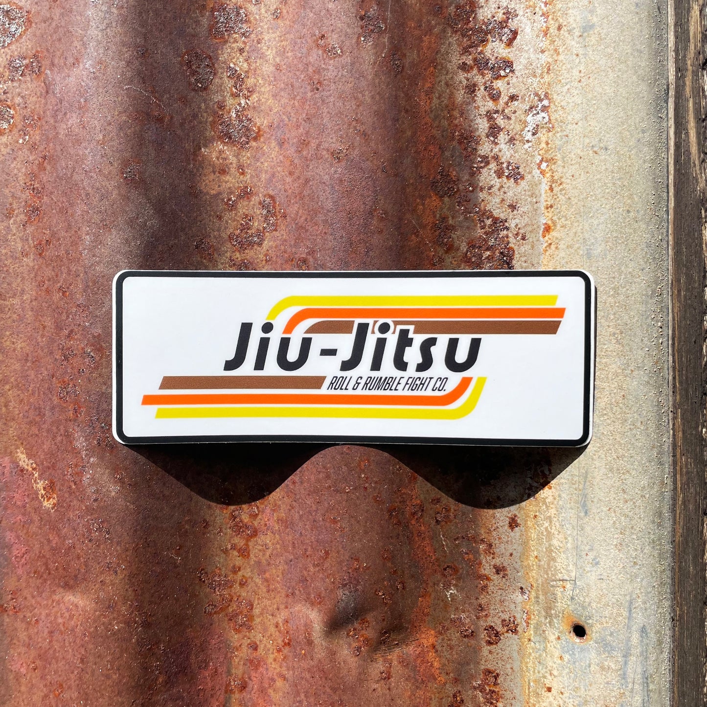 Jiu-Jitsu Sticker | Retro Jiu-Jitsu Cali by ROLL & RUMBLE Fight Co.