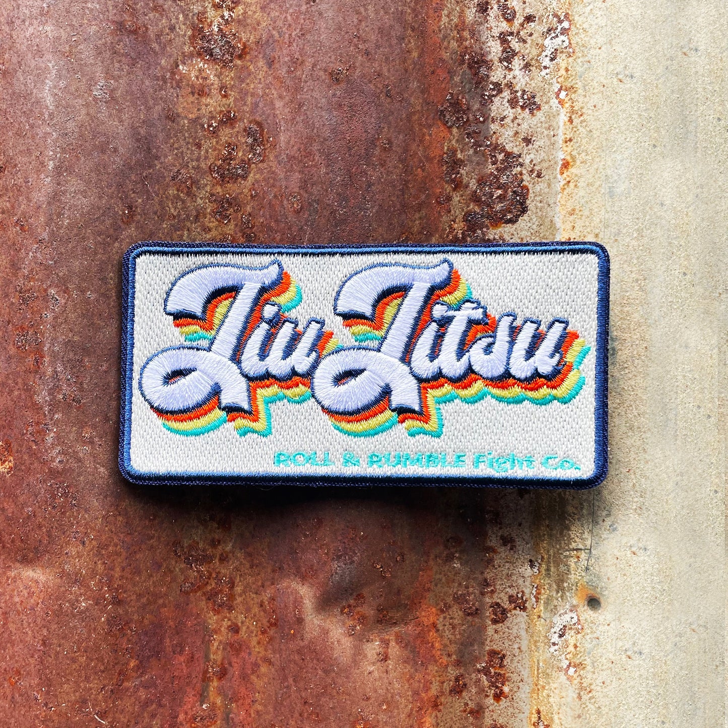 Jiu-Jitsu Patch | Retro by ROLL & RUMBLE Fight Co.