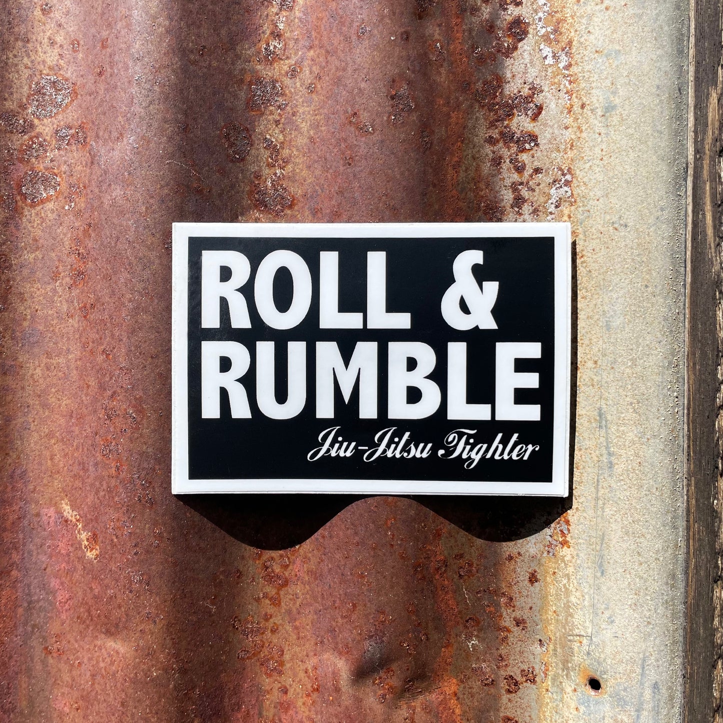 Jiu-Jitsu Sticker | Classic Fighter by ROLL & RUMBLE Fight Co.