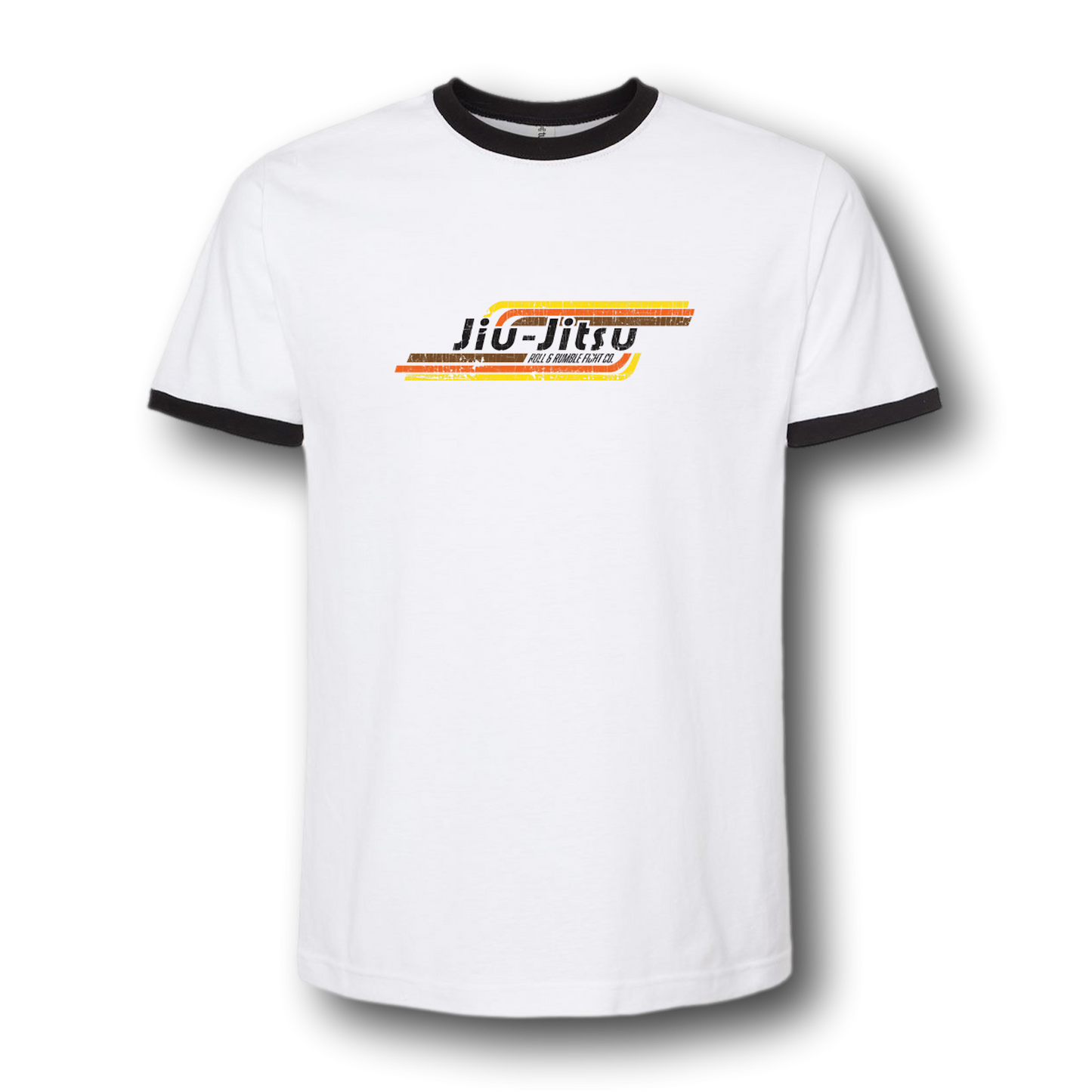 Jiu-Jitsu T-Shirt | Retro | Vintage | Cali Distressed by ROLL & RUMBLE Fight Co.