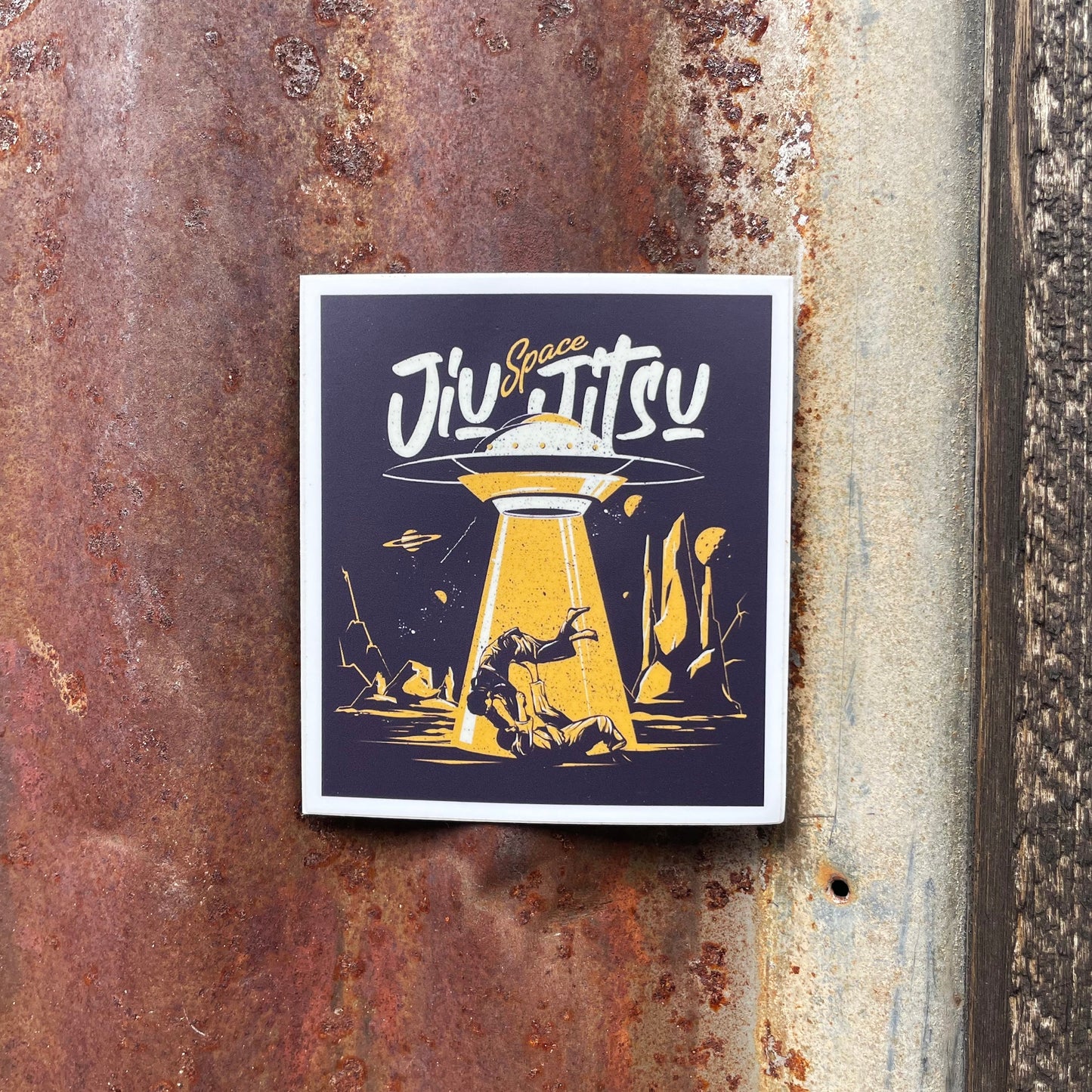 Jiu-Jitsu Sticker | Space Jiu-Jitsu by ROLL & RUMBLE Fight Co.