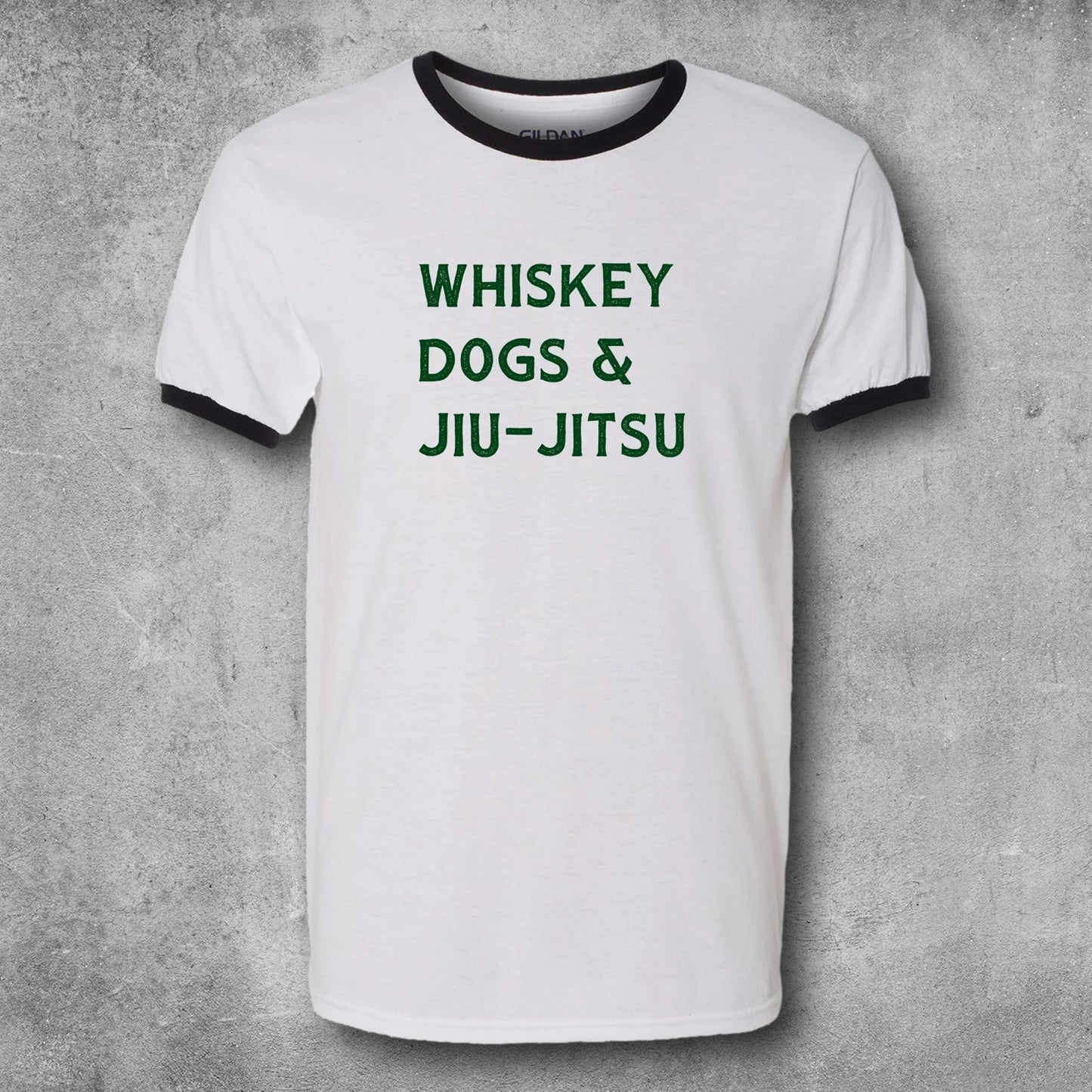 Jiu-Jitsu T-Shirt | Whiskey | Dogs | Jiu-Jitsu by ROLL & RUMBLE Fight Co.