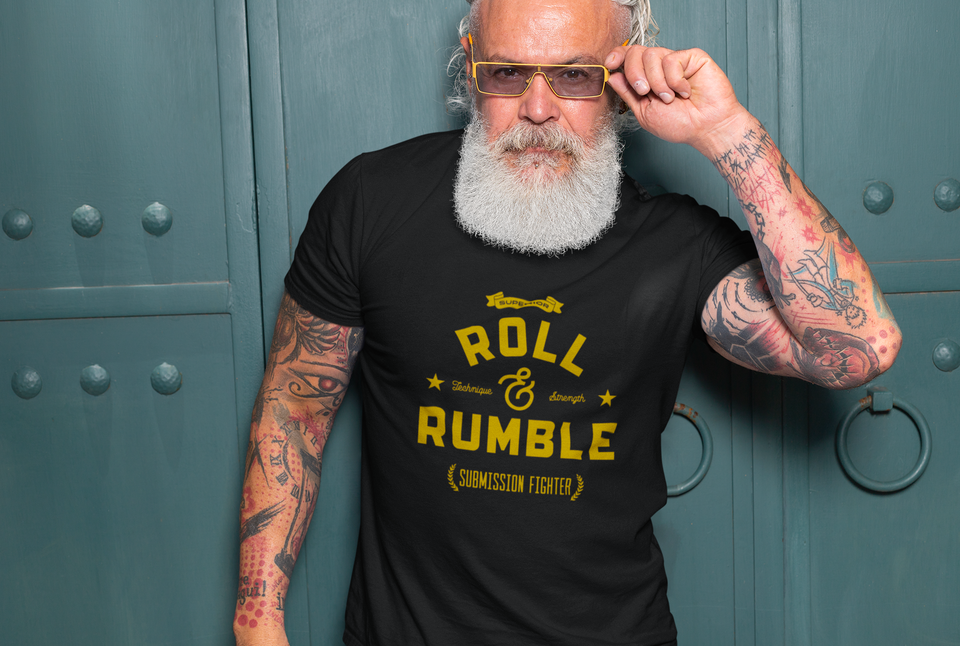 Jiu Jitsu TShirt By Roll & Rumble Fight Co.