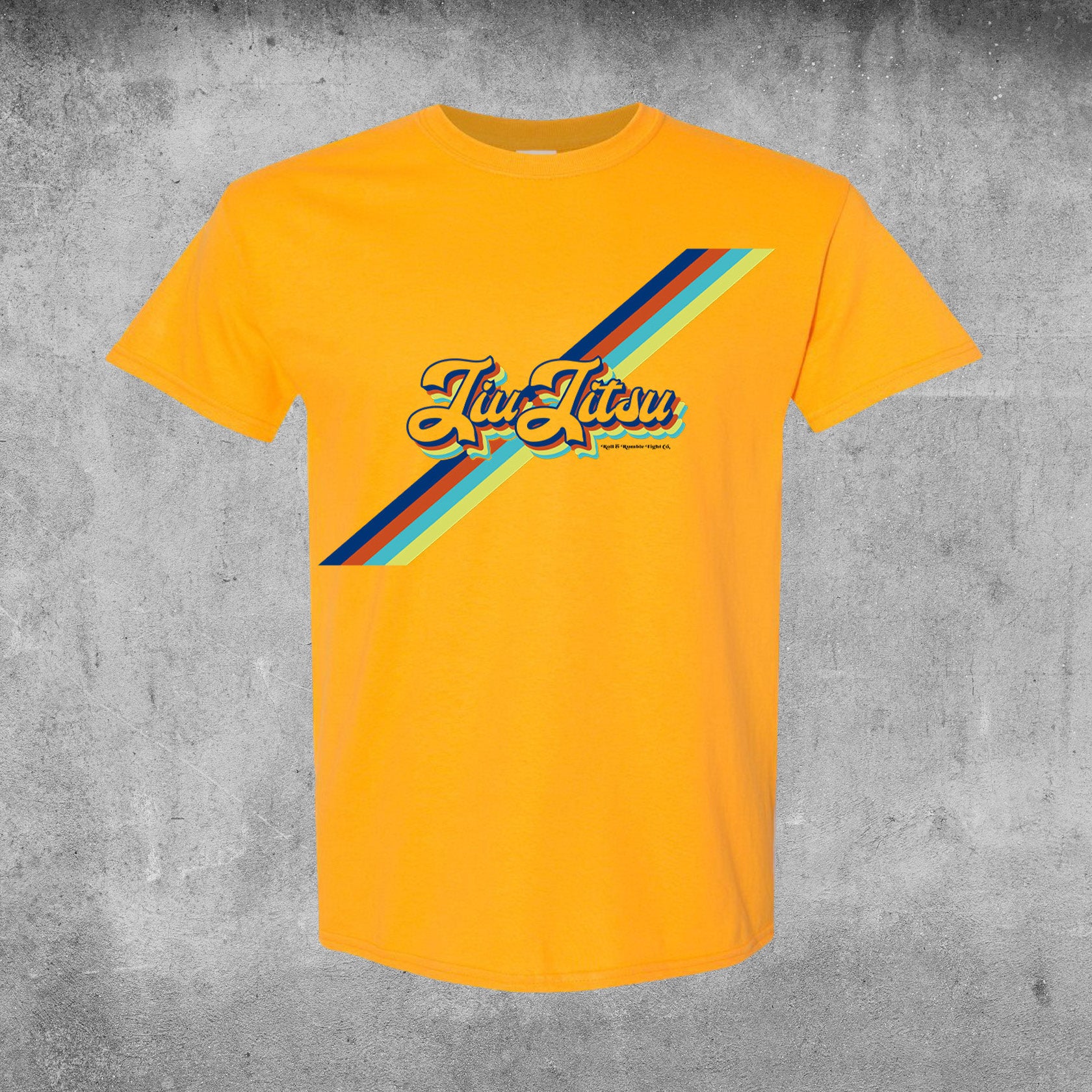 Retro_Jiu_Jitsu_T-Shirt- Super soft retro Jiu-Jitsu shirt by Roll & Rumble Fight Co._rollnrumble.com