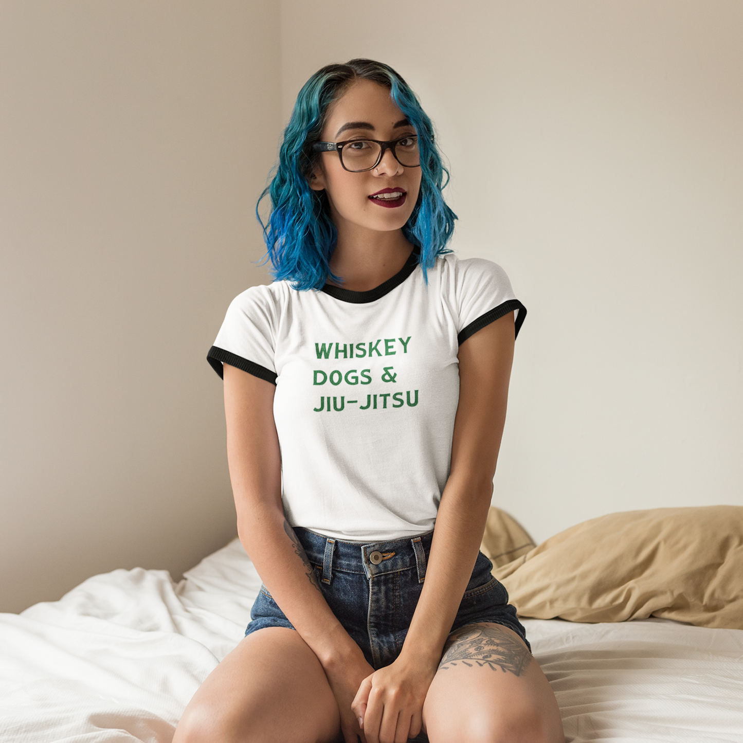 Jiu-Jitsu T-Shirt | Whiskey | Dogs | Jiu-Jitsu by ROLL & RUMBLE Fight Co.