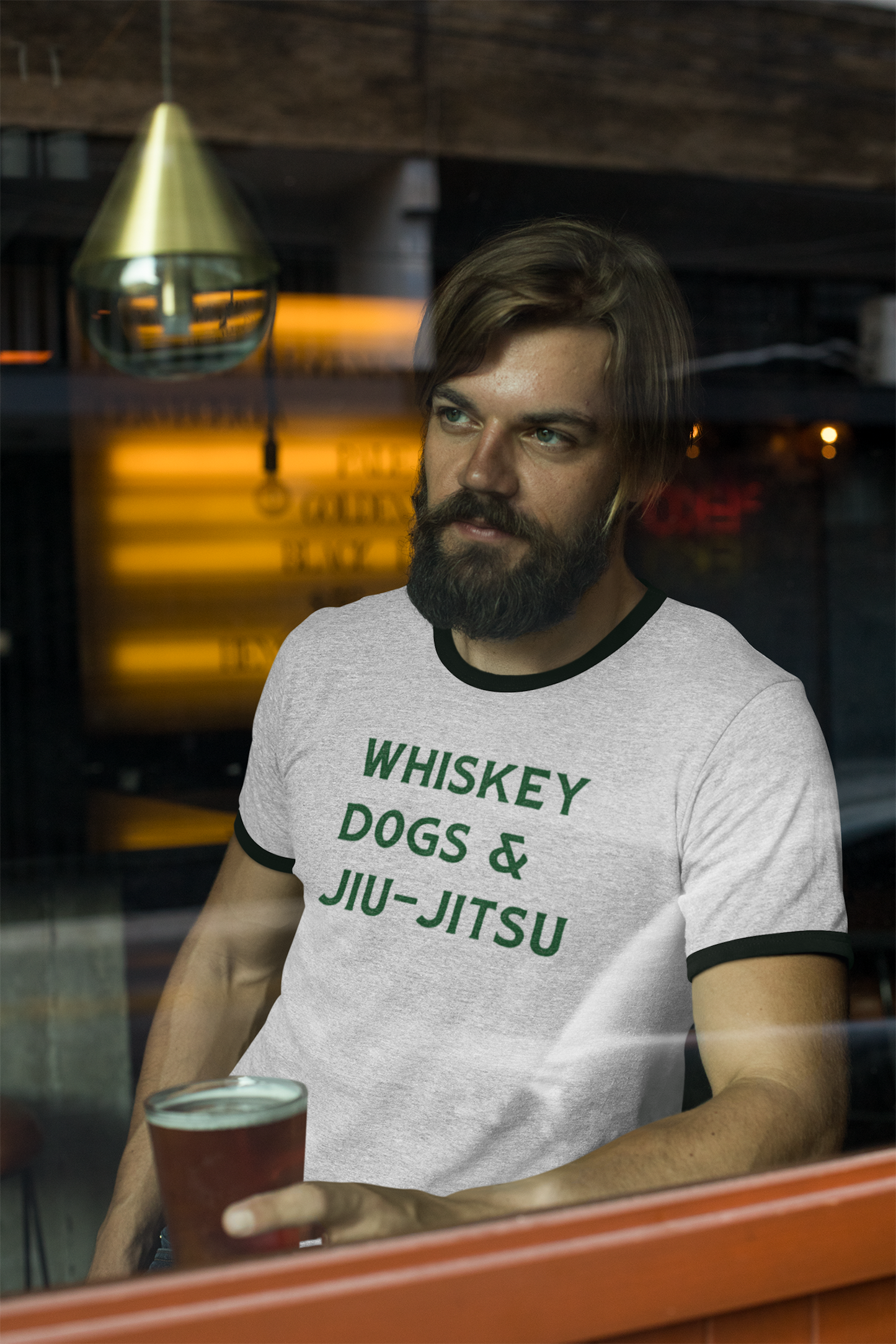 Jiu-Jitsu T-Shirt | Whiskey | Dogs | Jiu-Jitsu by ROLL & RUMBLE Fight Co.