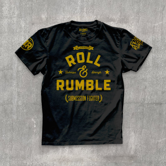 ROLL & RUMBLE Submission Fighter T-Shirt - Jiu Jitsu, MMA, UFC