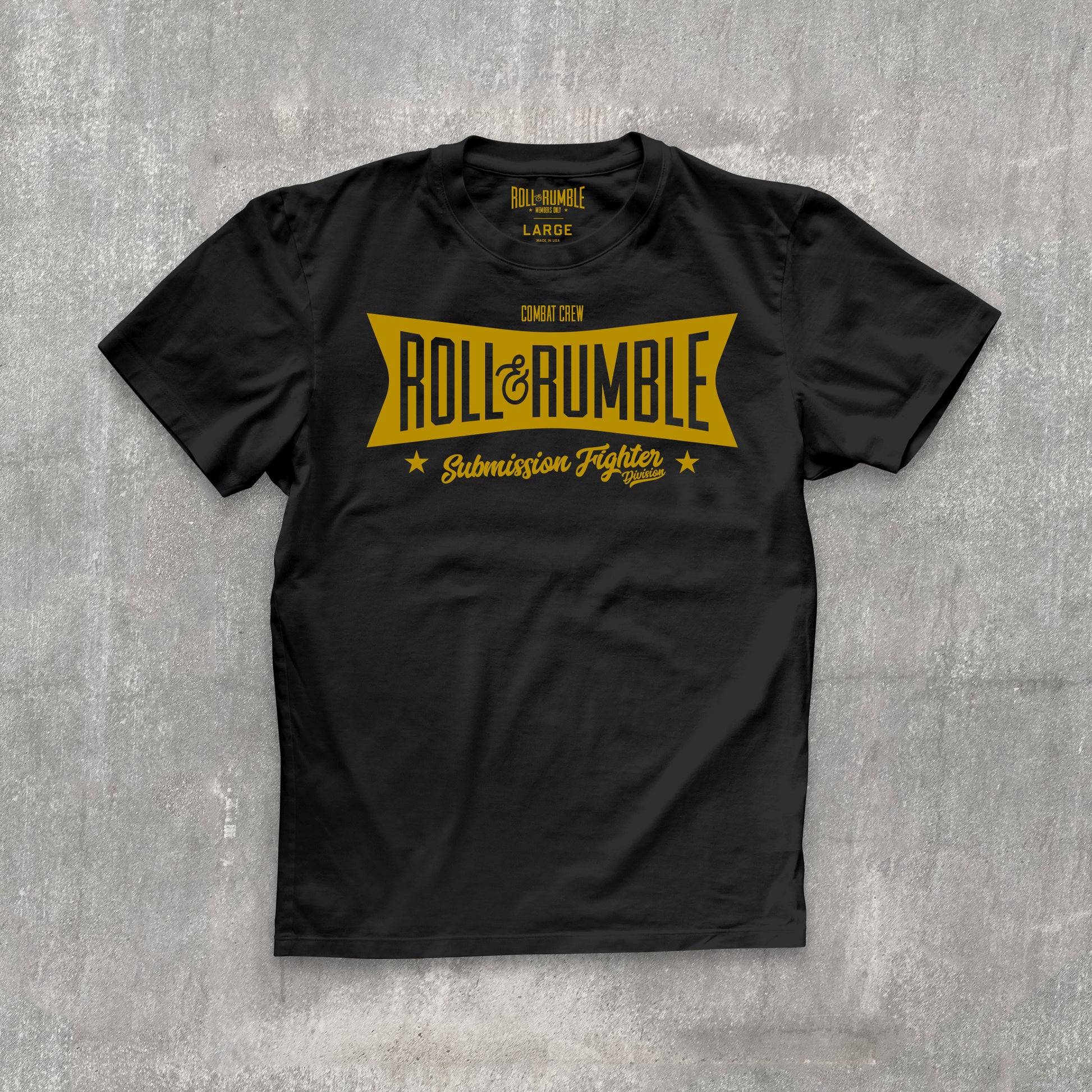 Jiu Jitsu T-Shirt_Roll & Rumble Fight Co. Combat Crew-Submission Fighter