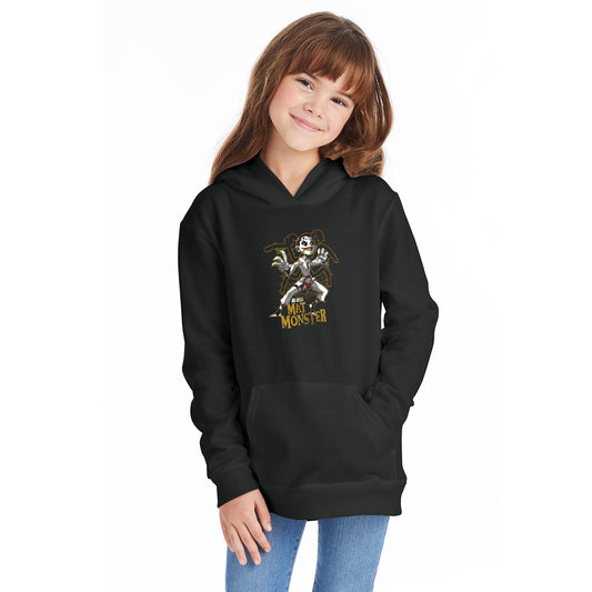 Youth Jiu-Jitsu Apparel Mat Monster Hoodie featuring Spider Girl by ROLL & RUMBLE Fight Co.
