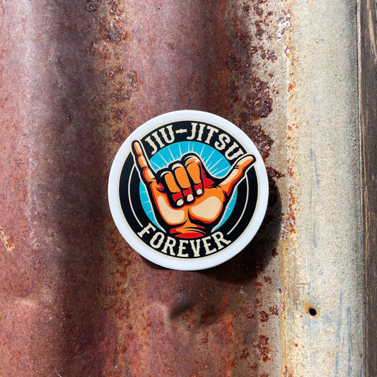 Jiu-Jitsu Sticker | Jiu-Jitsu Forever by ROLL & RUMBLE Fight Co.