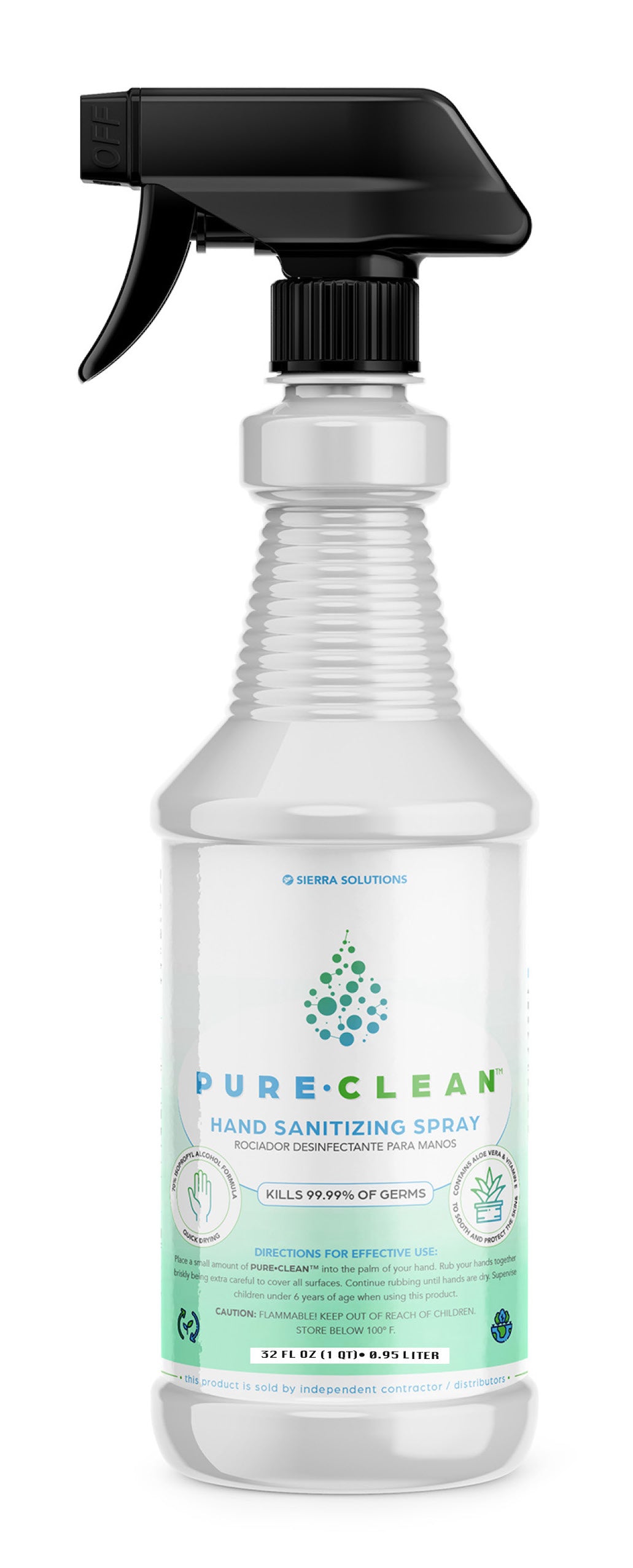 PURE•CLEAN™ Hand Sanitizing Spray for Feet