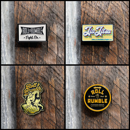 Jiu-Jitsu Pin Bundle by ROLL & RUMBLE Fight Co.