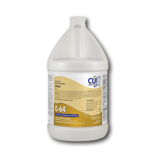 Q-64 Concentrated Mat Cleaner | Disinfectant & Deodorizer for Jiu-Jitsu Gyms