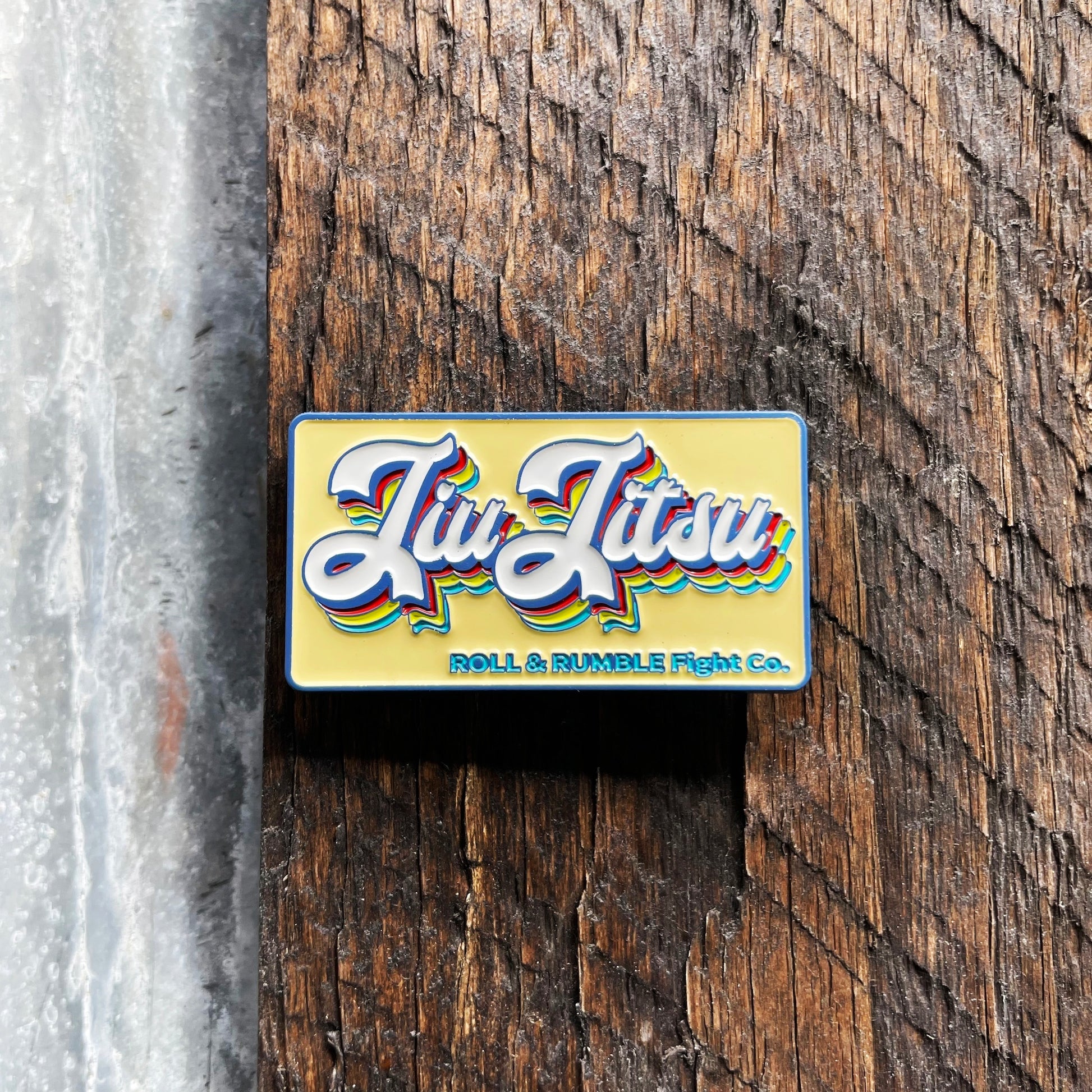 This pin has a retro twist - bright, colorful, and utterly unique. Its eye-catching design adds a playful yet sophisticated touch to your collection, making it a standout piece that is sure to spark conversations.
