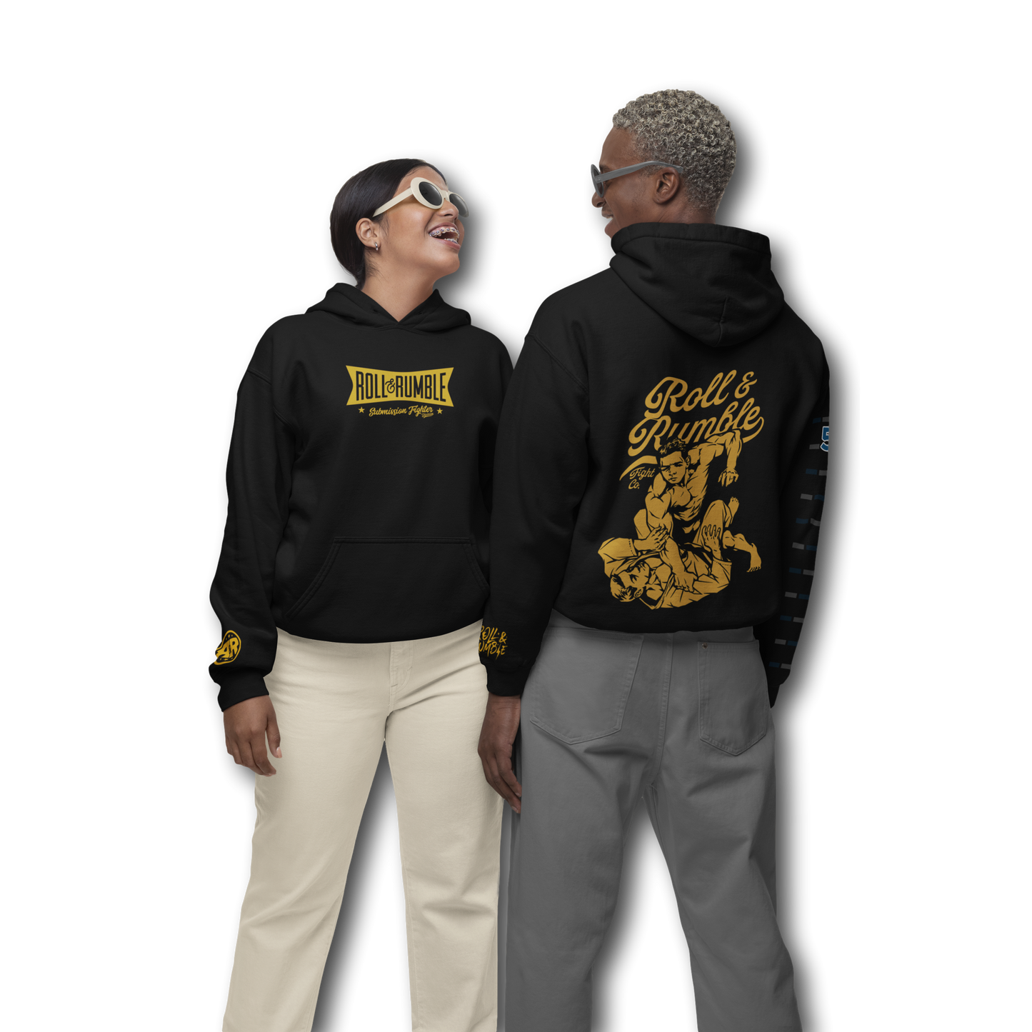Jiu-Jitsu Hoodie | BJJ | Sweatshirt | MMA | Grappling | Submission Series | by ROLL & RUMBLE Fight Co.