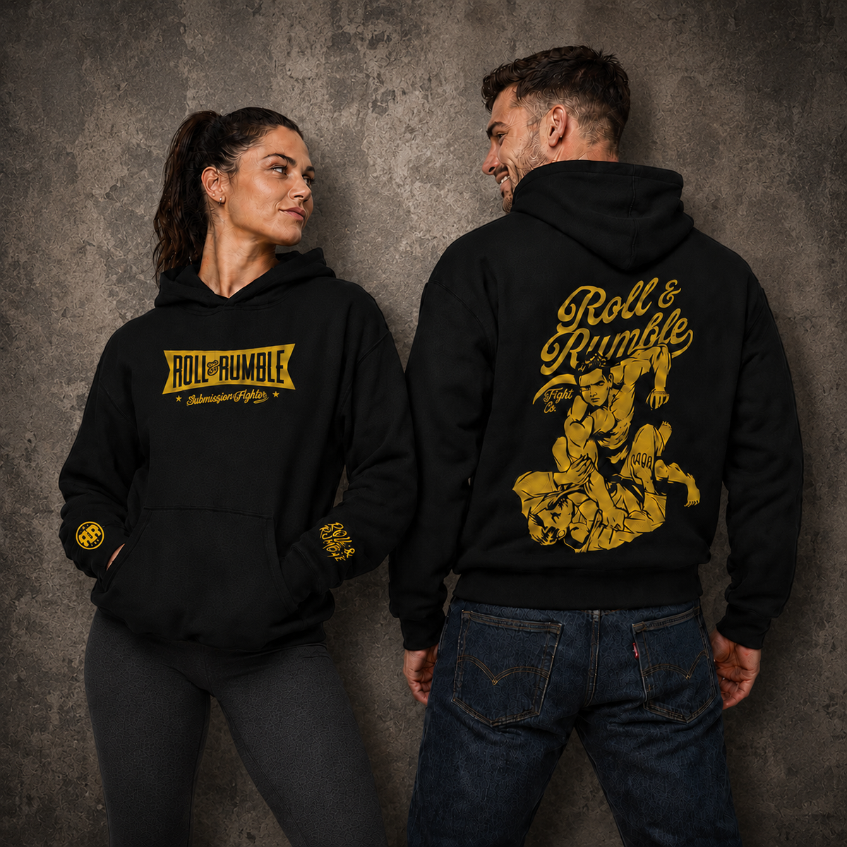Jiu-Jitsu Hoodie | BJJ | Sweatshirt | MMA | Grappling | Submission Series | by ROLL & RUMBLE Fight Co.