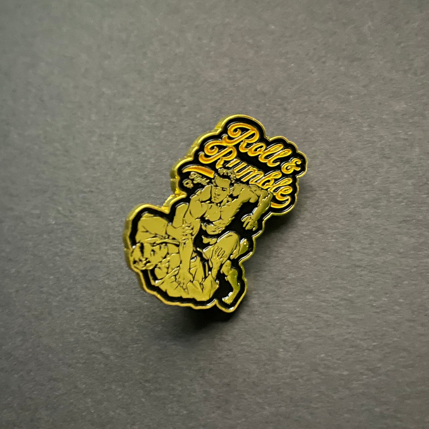Vale Tudo Jiu-Jitsu Fighters Enamel Pin by ROLL & RUMBLE Fight Co.