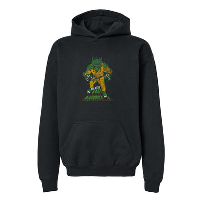 Youth Jiu-Jitsu Apparel Mat Monster Hoodie featuring the Sea Creature by ROLL & RUMBLE Fight Co.