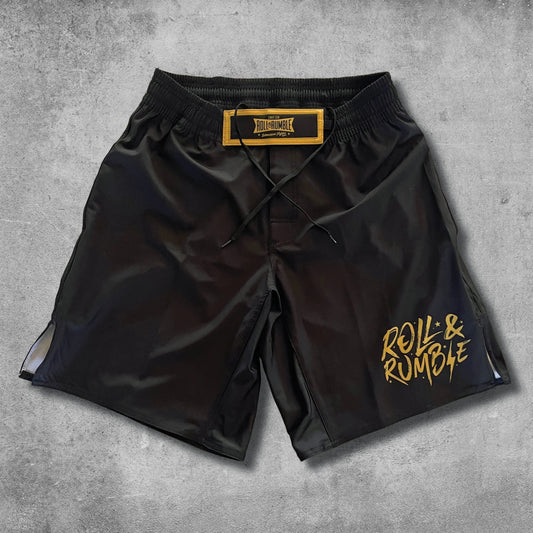 ROLL & RUMBLE Fight Co. Jiu Jitsu Grappling Shorts. Quality Jiu Jitsu Shorts for BJJ. Competition shorts for rolling.