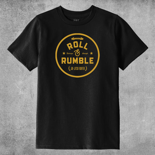 Youth ROLL & RUMBLE Submission Fighter Jiu-Jitsu T-Shirt by ROLL & RUMBLE Fight Co.